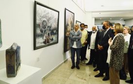 أفتتاح المعرض السنوي لجمعية الفنانيين التشكيليين العراقيين لعام ٢٠٢١