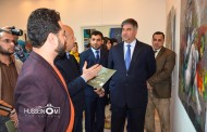 افتتاح المعرض التشكيلي المشترك ( وجه اخر من البلاد ) على قاعة حوار للفنون