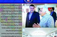 الأستاذ آراس كريم الأمين العام لحزب المؤتمر الوطني يقوم باقتناء كافة الأعمال المشاركة في( معرض تشكيليات عراقيات 2017 )