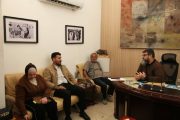 شرّفنا بزيارة المهندس حسين الجوي، المسؤول في رئاسة الوزراء – دائرة الجهد الهندسي، وهو المتابع الرسمي لملفنا، وبرفقته وفد هندسي كبير من شركة الفاروق للبناء والتصميم